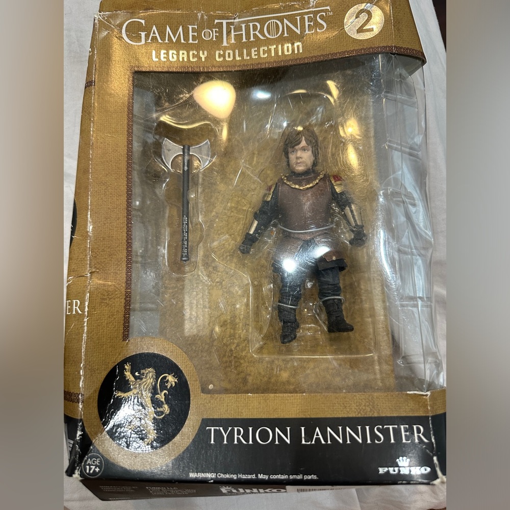 Game of thrones Tyrion legacy collection action figure in unopened damaged box